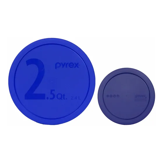 Pyrex Pc Azul Qt Tapa Tazon Mezcla Unidades