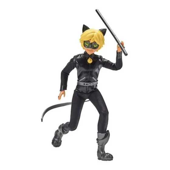 Muñeco Miraculous Ladybug The Movie - Cat Noir 28 Cm