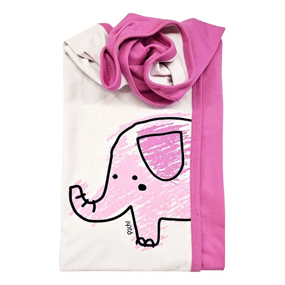 Mantilla Recibidora Pachibebes, 100% Algodón