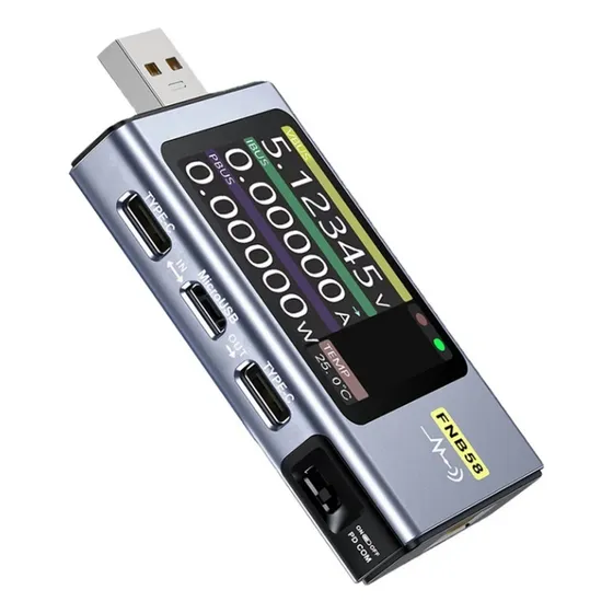 Probador Usb Tester Fnb58 Poweramp