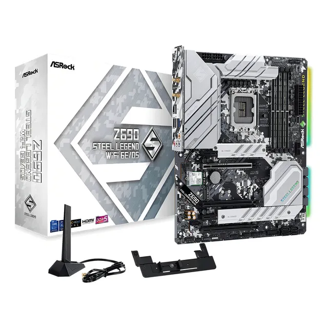 Motherboard Asrock Z690 Steel Legend Wifi Intel Lga1700 Ddr5