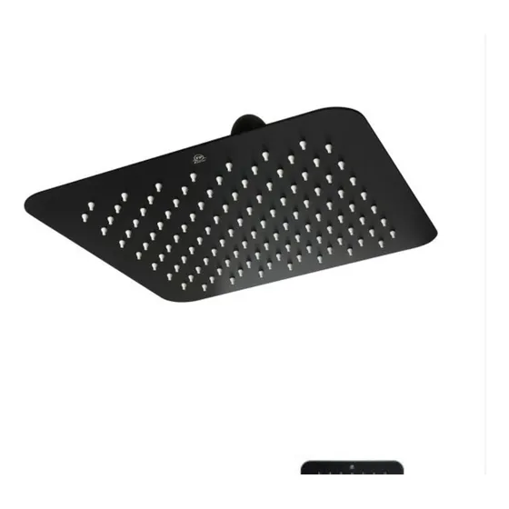 Fp Regadera Black Mate 12 Pulgadas 35acc830