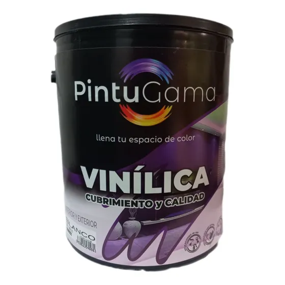 Pintura Vinilica Pintugama Blanco Galon Tipo A