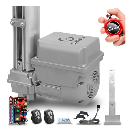 Kit Motor Portão Eletrônico Basculante 1/3 Duo Speed Garen
