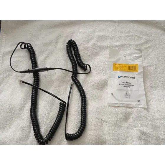 Cable Extensor,tubo De Voz Audifonos Plantronics Nuevos