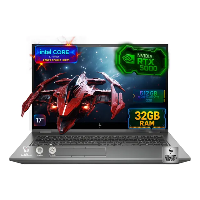Workstation Hp Zbook Fury G7 I7 10ma 32 Gb 512 Ssd Rtx 5000