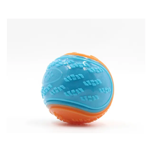 Juguete Pelota Para Perro Goma Con Sonido Resistente 6.5 Cm 