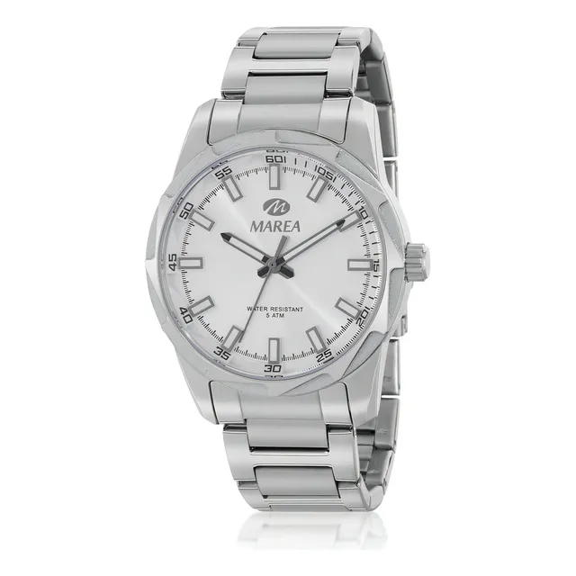 Marea B5425301 Correa Plateado Bisel Plateado Fondo Gris