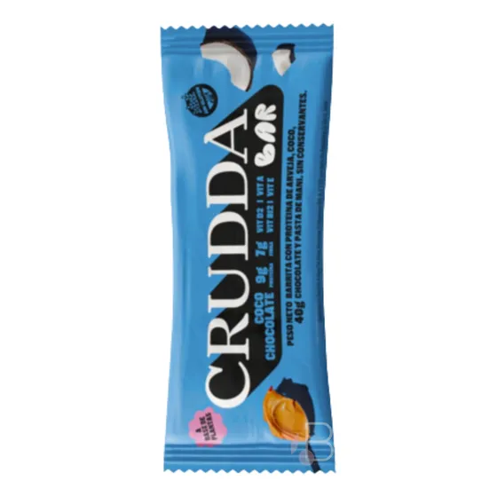 Pack X 6 Barra Crudda Coco Chocolate 40 G