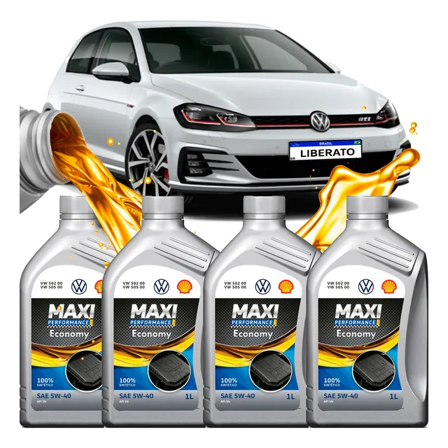 4 Lit Óleo 5w40 Maxi Performance  Shell 100% Sintético