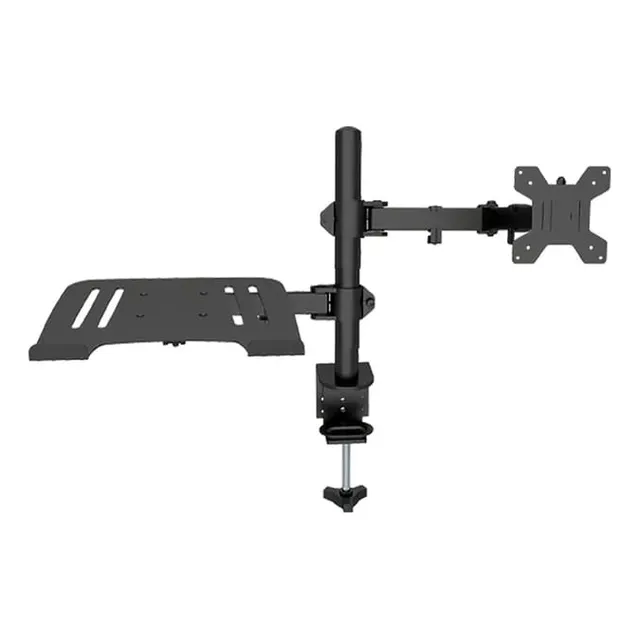 Soporte Brazo Doble Para Monitor Y Portatil