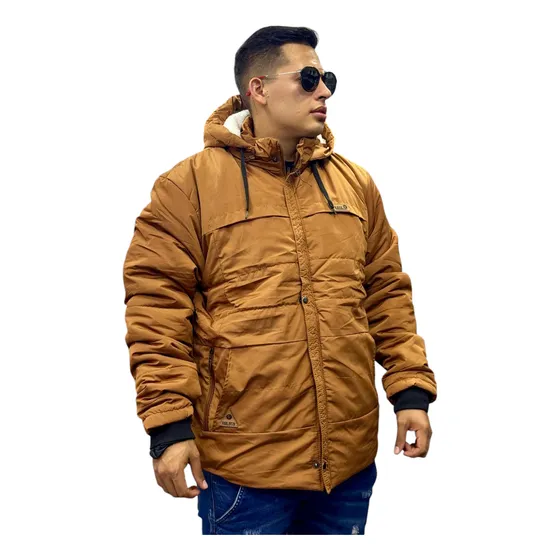 Chaqueta Para Caballero Impermeable Con Forro Peluche
