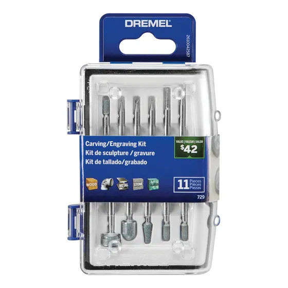 Kit De Accesorios Dremel: 11 Piezas, Brocas Para Madera Y Me