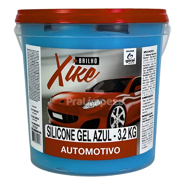 Silicone Gel Azul Perfumado | Automotivo | Standard - 3,2 Kg