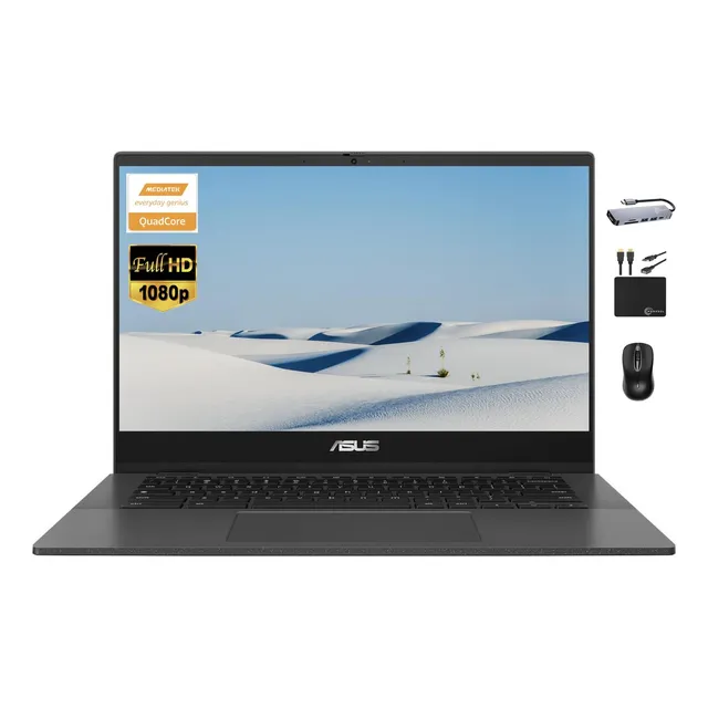Asus Chromebook 2024 Cm14, 14  Fhd, 4gb Ram, 128gb