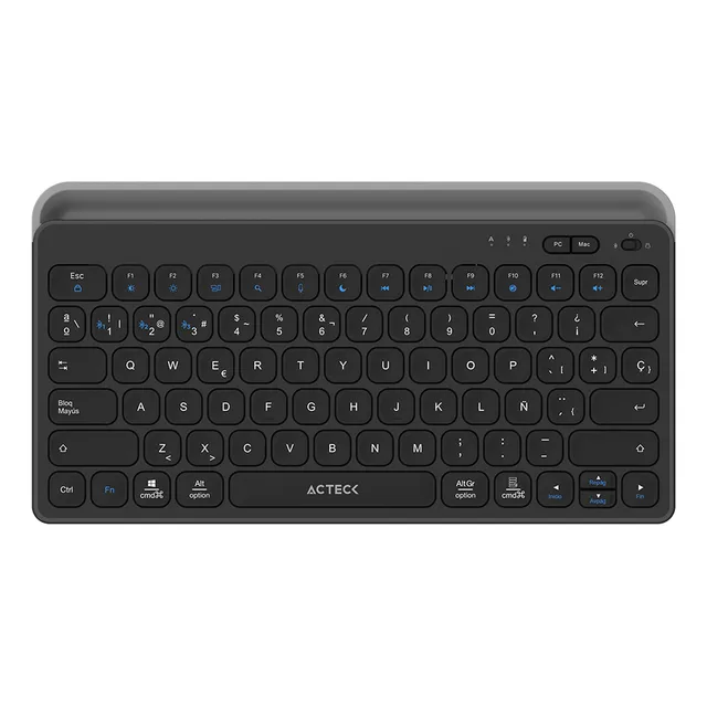 Teclado Multidispositivo Inalámbrico Inspire Trek Ti737 Teclado Negro Idioma Español Latinoamérica