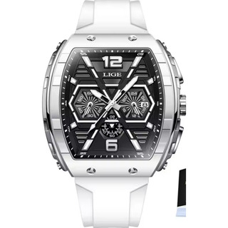 Reloj De Cuarzo Lige Moda Hombre Lige89108 Blanco Reloj De Cuarzo Lige Moda Hombre Lige89108 Blanco