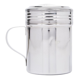 Polvilhador Pó Canela Aço Inox 320ml Profissional Com Alça Polvilhador Pó Canela Aço Inox 320ml Profissional Com Alça