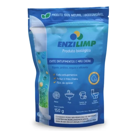 Enzilimp Limpa Caixa De Gordura Ralo Esgoto Fossa - 15 Aplic