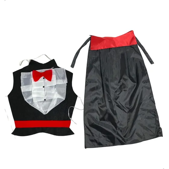 Disfraz Halloween Niños Set Con Pechera O Capa + Accesorios