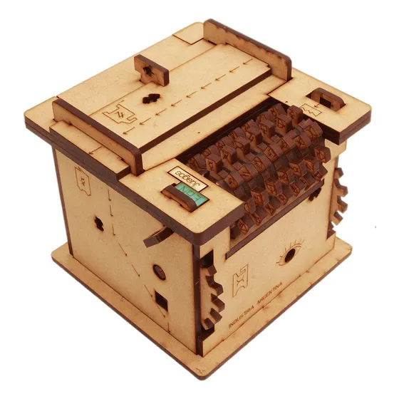 Escape Box Caja Secreta Juego De Ingenio Mdf Adventurama