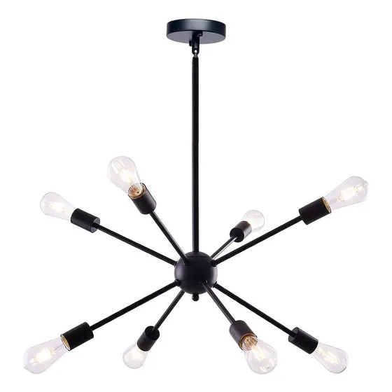 Lampara Colgante Decorativa Para 8 Bombillos E27 Alfa Led