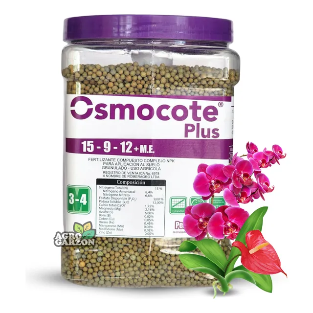 Osmocote Plus 15-9-12 Fertilizante Nutrición Plantas X 2kg