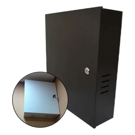 Rack Caixa Metálica Vertical Parede Dvr Cftv