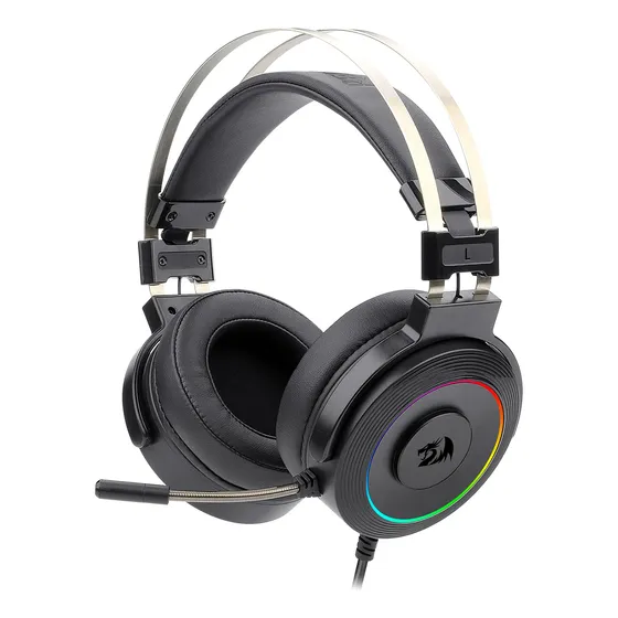 Audífonos Gamer Redragon H320-rgb Lamia 2 Rgb Color Black