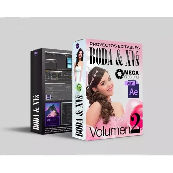 Volumen 2 Proyectos After Effects Para Boda Y Xv´s Años