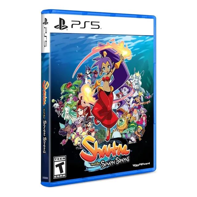 Midia Fisica de Shantae y las siete sirenas para PS5 Limited