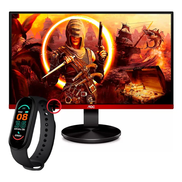 Monitor Gamer Aoc G2790vx Lcd Tft 27 Negro Y Rojo + Smartwat