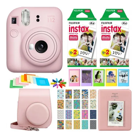 Set Camara Fujifilm Instax Mini + 40 Hojas + Accesorios