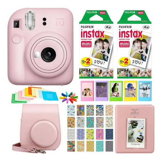 Set Camara Fujifilm Instax Mini + 40 Hojas + Accesorios