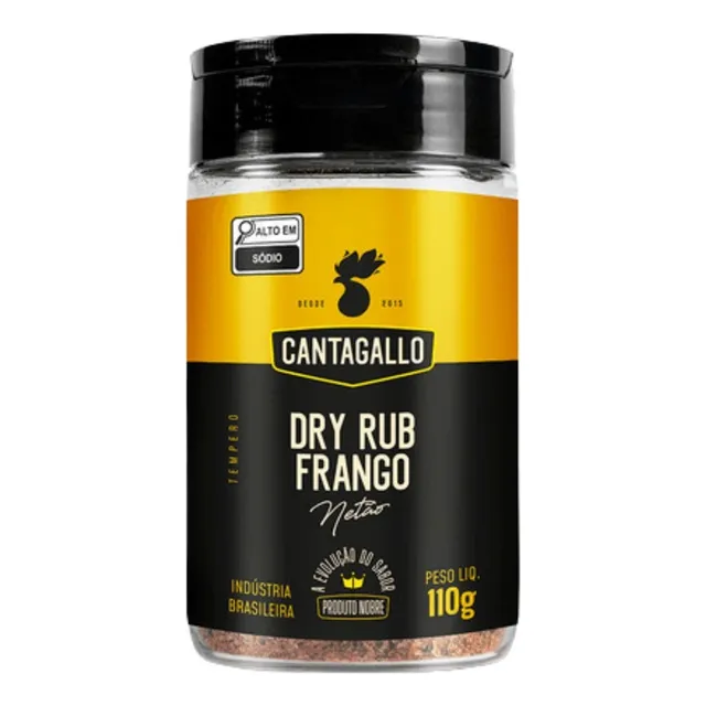 Dru Rub Frango Cantagallo O Tempero Ideal Para Aves 110g 