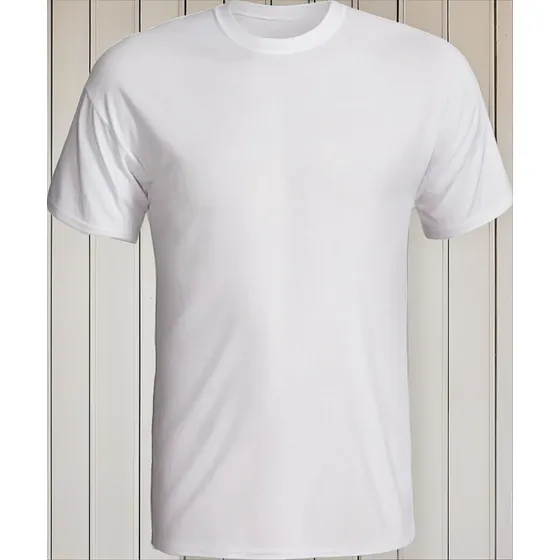Camiseta Lisa, 100% Algodão Infantil De 0 Á 08 Anos