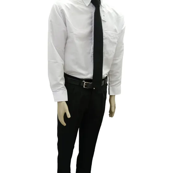 Kit Garçom Camisa Social + Calça + Gravata Festa Casual