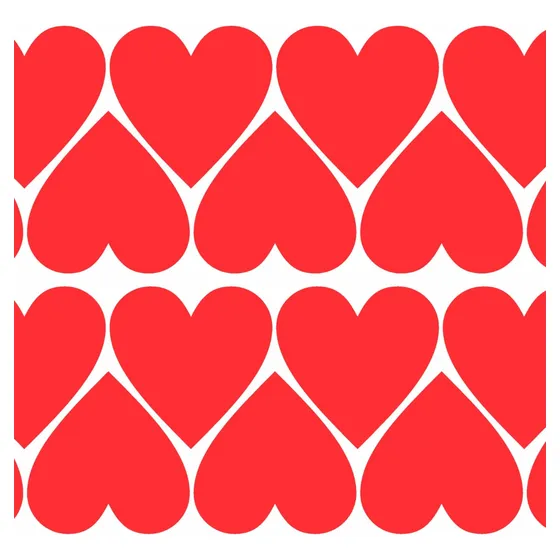 Vinilos Decorativos Corazones Niña  Pared Cuarto Papel Tapiz