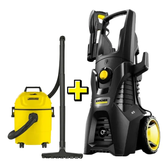 Combo Karcher Hidrolavadora K5 La + Aspiradora 3 En 1 Wd1