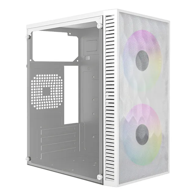 Gabinete Mini Torre Fuji Gc470 | M-atx, 500w Usb 3.0, 2xfan Color Blanco