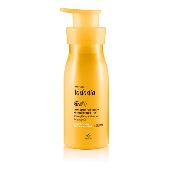 Creme Nutritivo Limão Siciliano e Flor de Gardênia Tododia - 400ml Natura