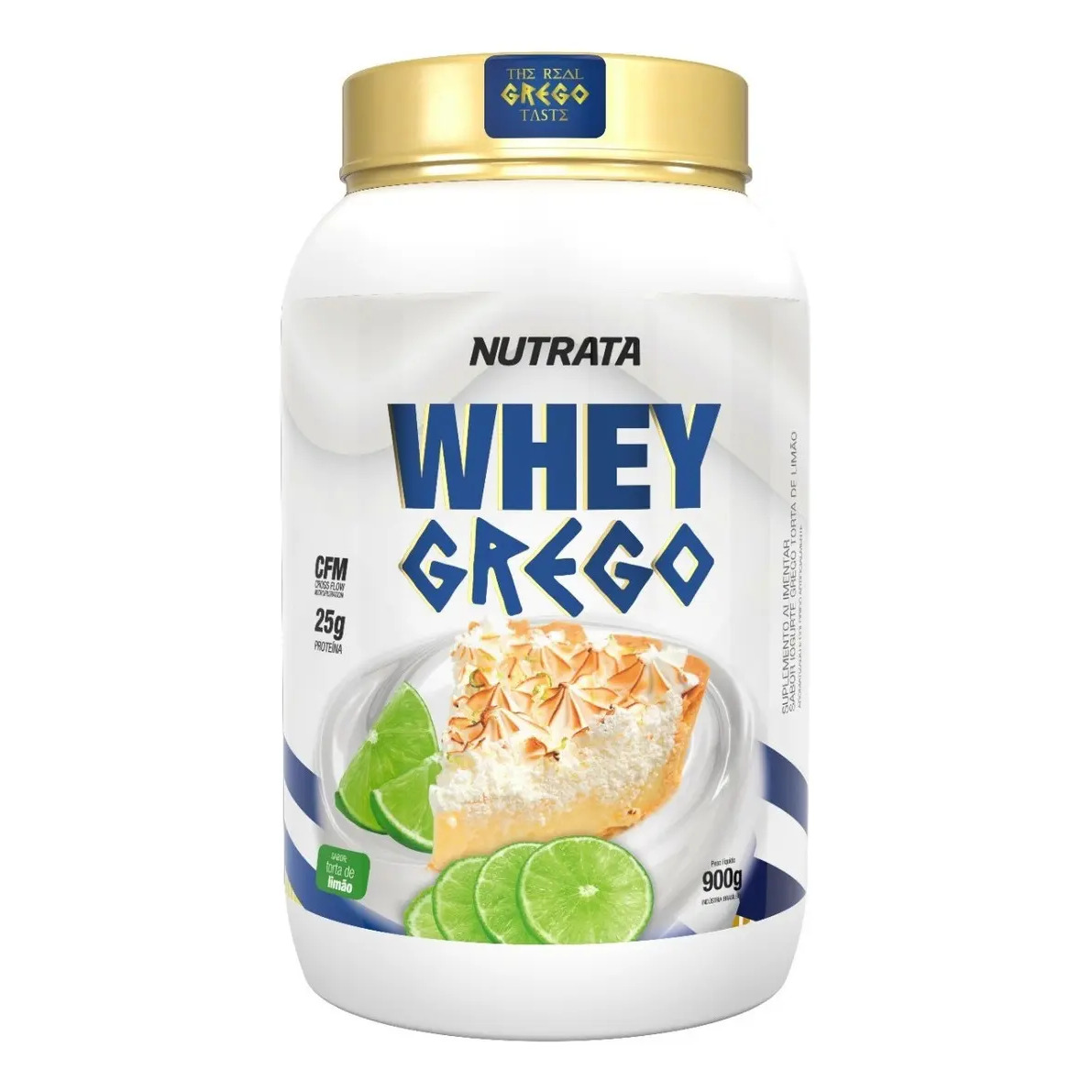 Whey Grego Pote 900g Torta de Limão Nutrata