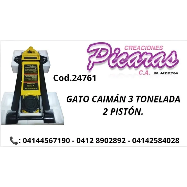 Gato Caimán 3 Toneladas Doble Piston.