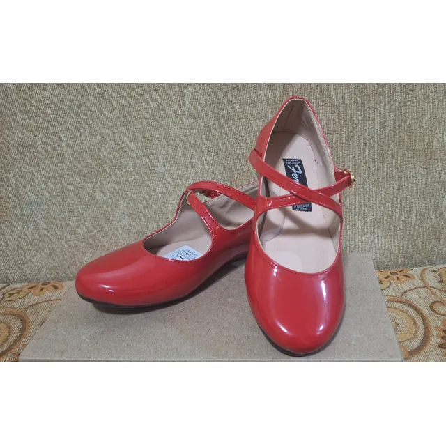 Zapatos Zapatilla Para Niña Talla 27 Rojos Patentes