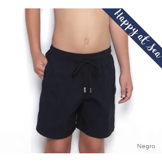 Short De Baño En Microfibra Unicolor Beachman  