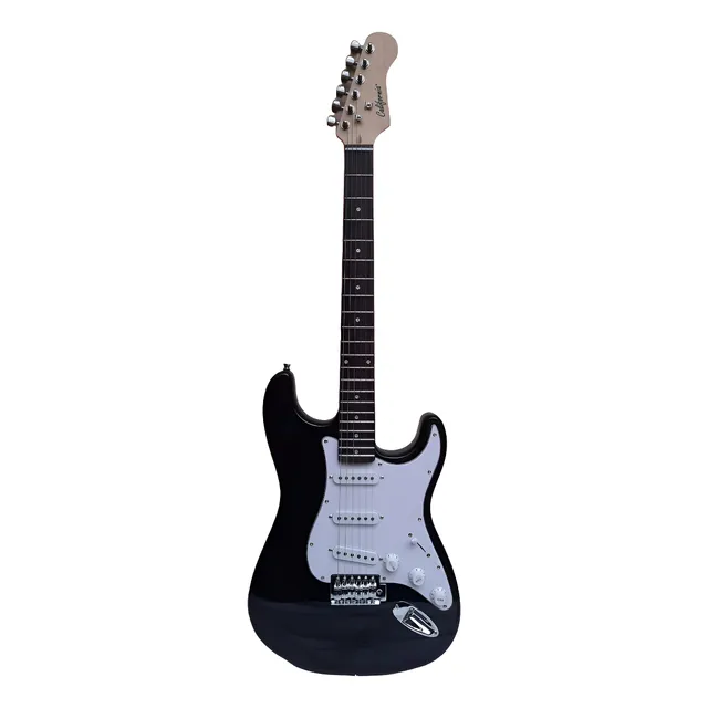 Guitarra Electrica Stratocaster Negro California + Accesorio