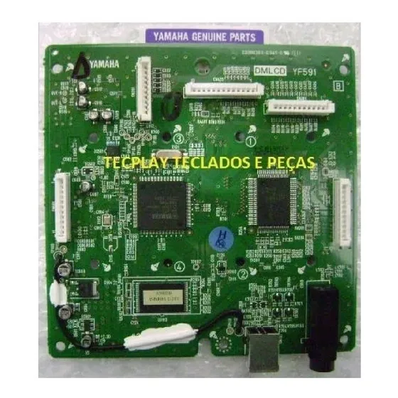 Placa Mainboard Mãe ( Dmlcd) Teclado Yamaha Psr E243