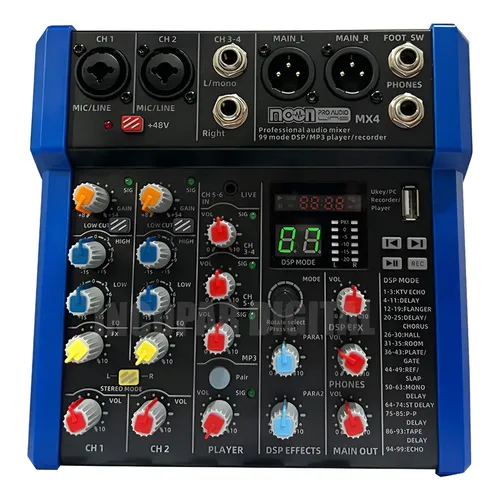 Fifine Ks5 Kit Microfono Mezclador Streaming Podcast Negro