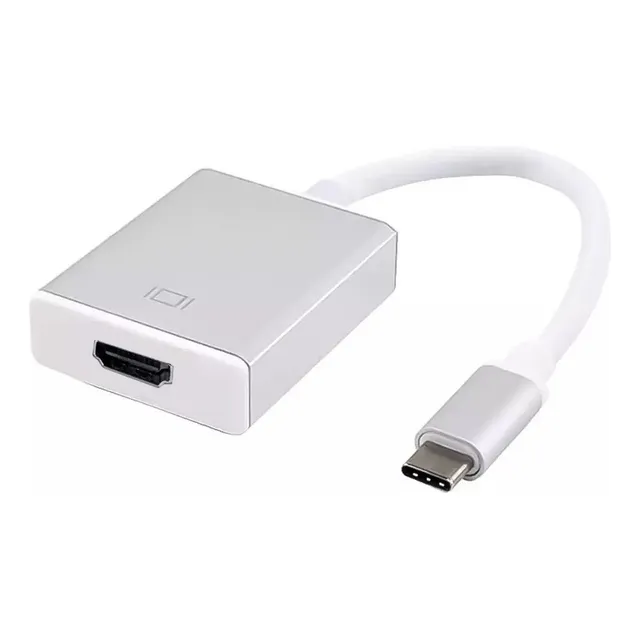 Adaptador Tipo C Macho A Hdmi Hembra Para Mac Y Notebook
