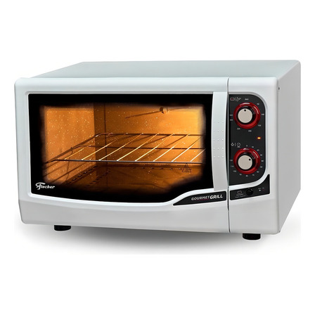 Forno De Bancada Elétrico Fischer Gourmet Grill 9741-79180 44l Branco Forno De Bancada Elétrico Fischer Gourmet Grill 9741-79180 44l Branco